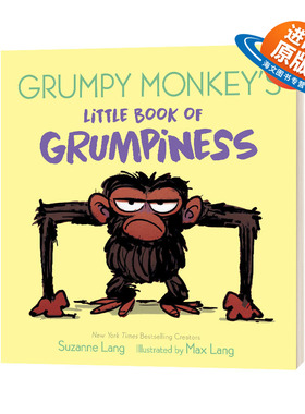 英文原版 Grumpy Monkey's Little Book of Grumpiness 暴躁猴的暴躁小书 纸板书 英文版 进口英语原版书籍儿童外文书