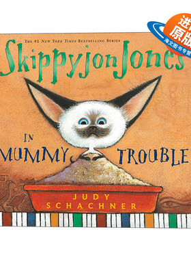 英文原版 Skippyjon Jones in Mummy Trouble 小剑侠跳跳周 木乃伊烦恼 3-6岁儿童英语启蒙认知辅导阅读图画书 培养宝宝兴趣可爱
