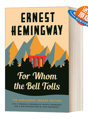 英文原版 For Whom the Bell Tolls 丧钟为谁而鸣 Hemingway Library Edition 英文版 进口英语原版书籍
