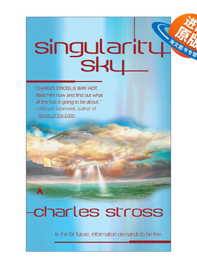 英文原版 Singularity Sky Singularity 01 末日奇点系列1 奇点天空 硬科幻小说 雨果奖得主Charles Stross 进口英语原版书籍