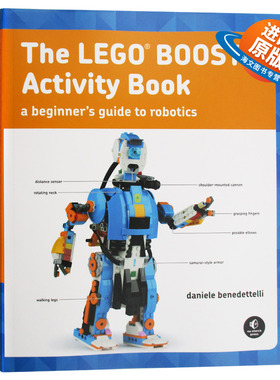 乐高编程机器人活动手册 英文原版 The Lego Boost Activity Book 英文版 进口原版英语书籍 No Starch Press