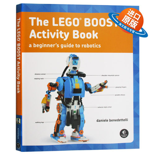 乐高编程机器人活动手册 英文原版 The Lego Boost Activity Book 英文版 进口原版英语书籍 No Starch Press