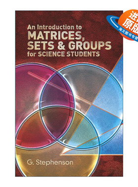 英文原版 An Introduction to Matrices Sets and Groups for Science Students 面向理科学生的矩阵 集合和群导论 数学