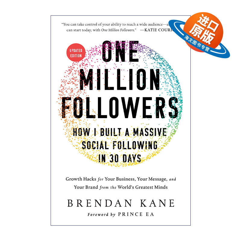英文原版 One Million Followers 百万粉丝经营法则 30天3步骤打造社群经济力 更新版 精装 Brendan Kane 英文版 进口英语原版书