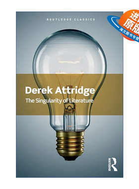 英文原版 The Singularity of Literature 文学的奇点 Routledge Classics系列 英文版 进口英语原版书籍