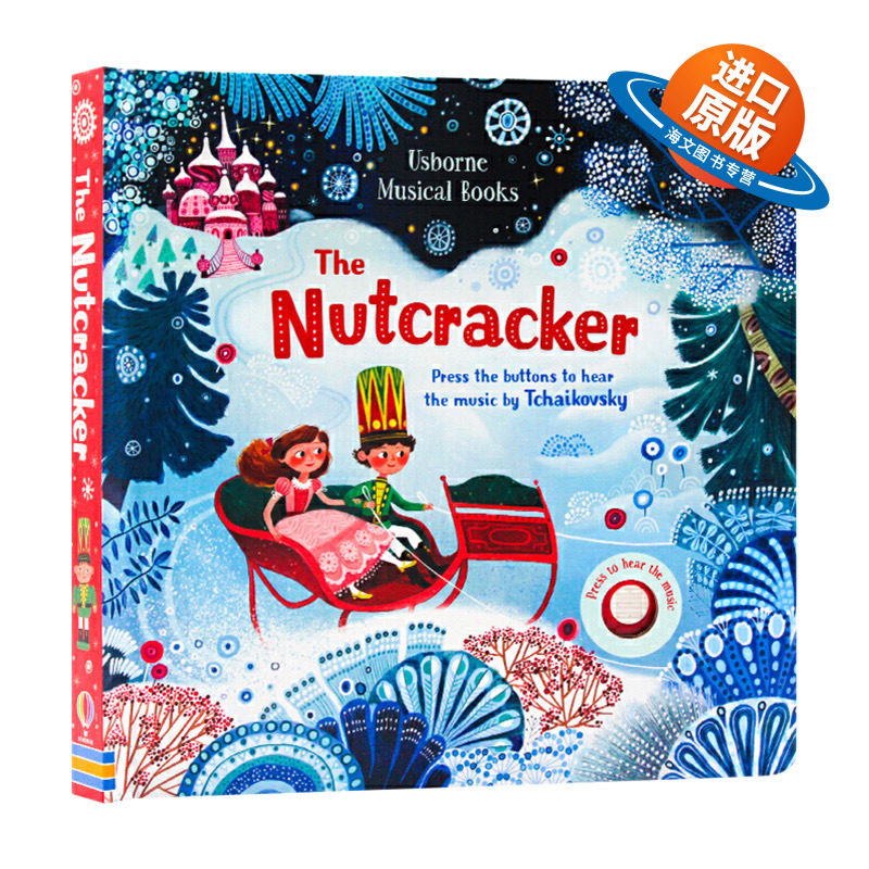 胡桃夹子 音乐发声书 英文原版 Usborne The Nutcracker Musical Books 尤斯伯恩 儿童英语启蒙绘本 进口原版书籍纸板书