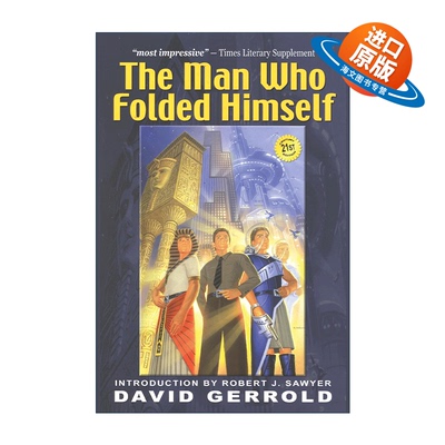 英文原版 The Man Who Folded Himself 把自己折起来的男人 科幻小说 雨果奖提名作家David Gerrold 英文版 进口英语原版书籍