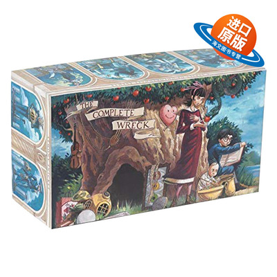 英文原版 Series of Unfortunate Events 波特莱尔大冒险13册全套 礼盒精装 雷蒙斯尼奇的不幸历险 青少年原版小说 英文版 进口书