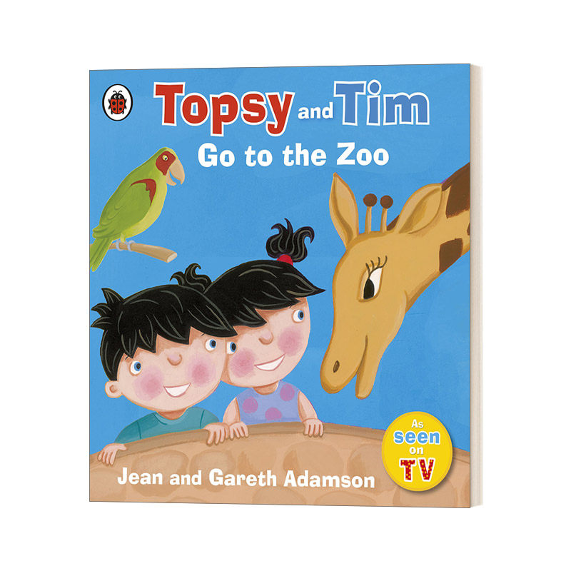 英文原版绘本 topsy and tim go to the zoo 托普西和蒂姆生活体验