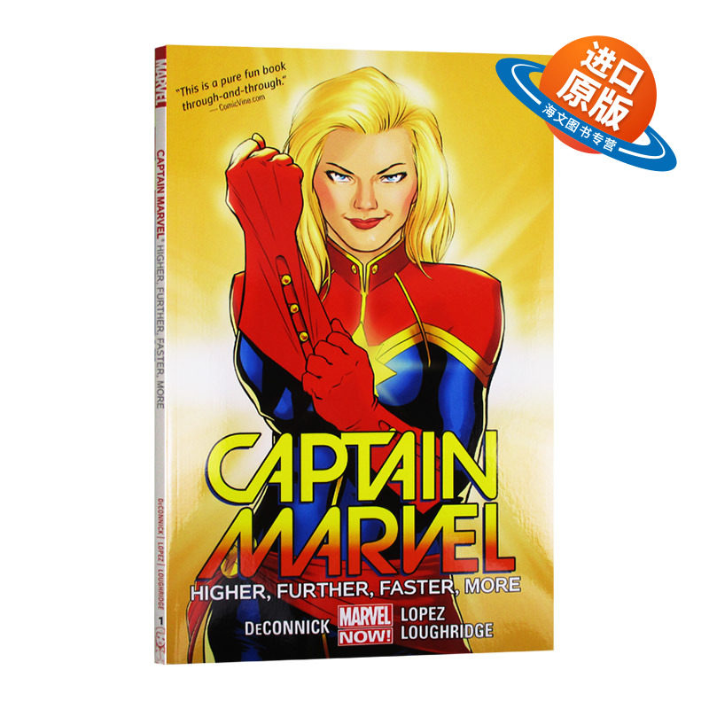 漫威漫画 惊奇队长1 英文原版 Captain Marvel Volume 1 英文版 进口原版英语书籍 Marvel Comics