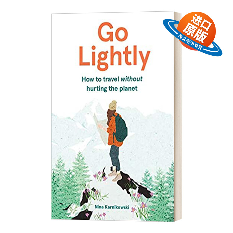 英文原版 Go Lightly 轻旅行 骑自行车划船露营环保生态冒险之旅 英文版 进口英语原版书籍