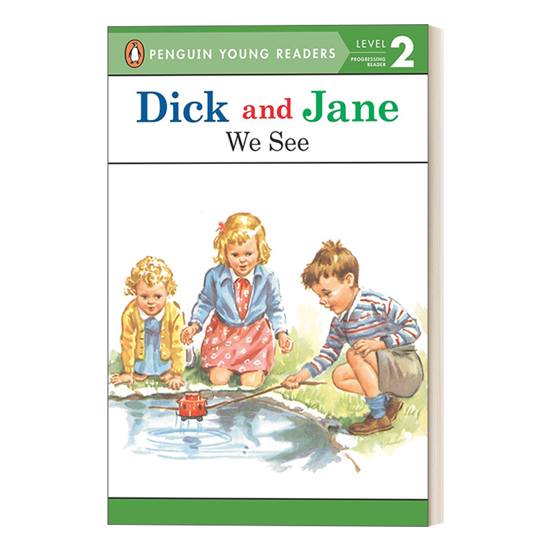 英文原版 Dick and Jane We See- Penguin Young Readers Level 2迪克和简我们观察企鹅青少分级阅读2级进口英语原版书籍