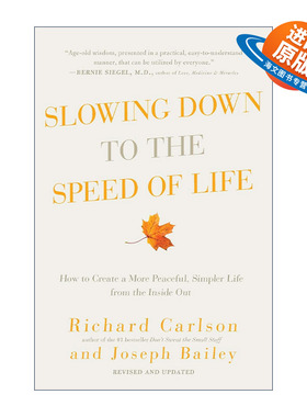 英文原版 Slowing Down to the Speed of Life 慢慢生活 与生命合拍  2016年考研英语一翻译真题 英文版 进口英语原版书籍