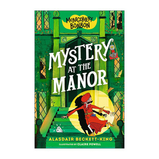 儿童侦探悬疑幽默章节桥梁书 书籍 Mystery Manor 蒙哥马利·邦邦 the Bonbon 进口英语原版 英文原版 庄园之谜 Montgomery