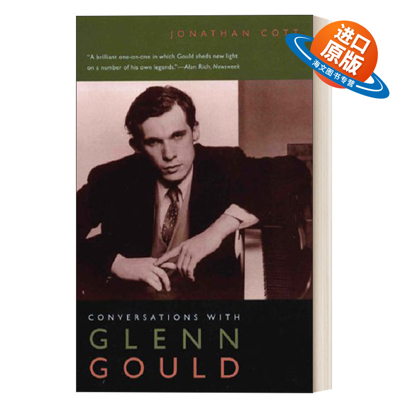 英文原版 Conversations with Glenn Gould 格伦·古尔德谈话录 音乐 传记 采访 Jonathan Cott 英文版 进口英语原版书籍
