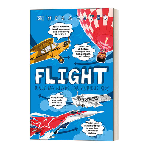 英文原版 Micro Bites Flight DK大探险 飞机 儿童插图章节书 飞行机器历史知识 科普图书读物 英文版 进口英语原版书籍
