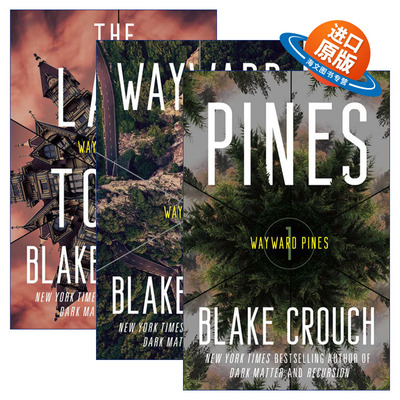 英文原版小说 The Wayward Pines Trilogy 松林异境三部曲3册 人生复本作者Blake Crouch 英文版 进口英语原版书籍