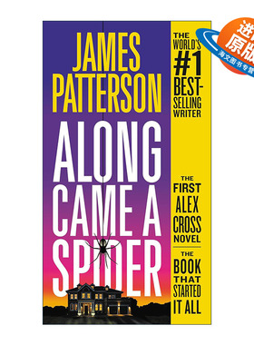 英文原版 Along Came a Spider 蜘蛛来了 心理学警探Alex Cross探案系列 影视原著 James Patterson 英文版 进口英语原版书籍