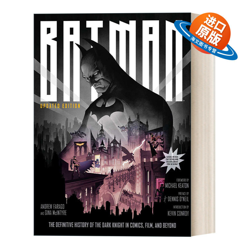英文原版 Batman 蝙蝠侠 暗夜骑士漫画电影历史设定集画册 精装 英文版 进口英语原版书籍