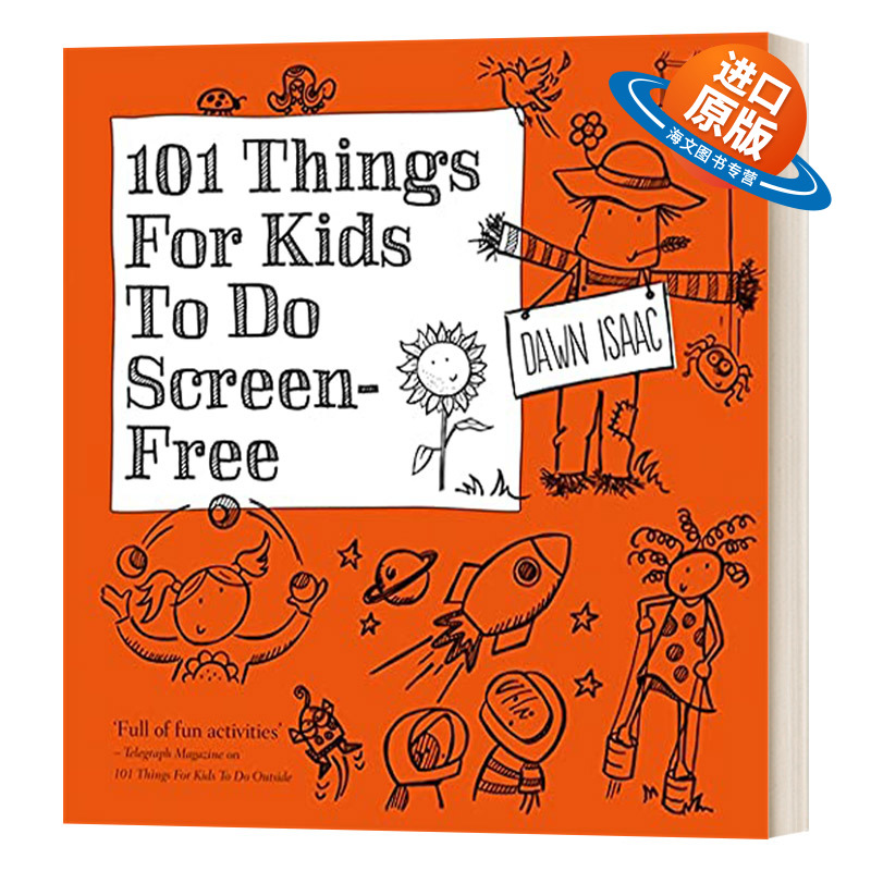 英文原版 101 Things for Kids to do Screen-Free 101件让孩子不用看手机屏幕做的事情 英文版 进口英语原版书籍