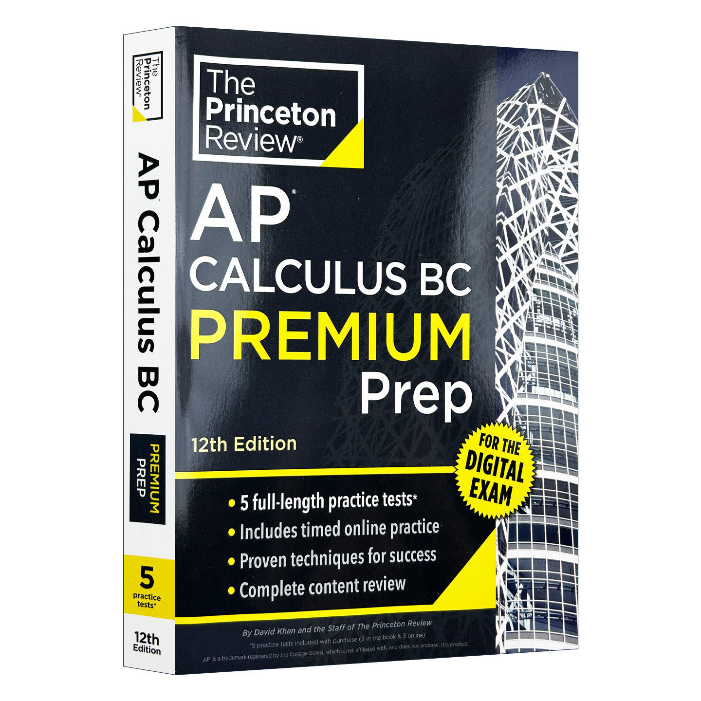 英文原版 Princeton Review AP Calculus BC Premium Prep 普林斯顿评论AP微积分BC 增值版 含线上题库 2026 第12版 进口英语书籍