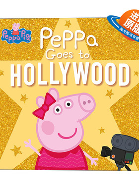 英文原版 Peppa Pig Peppa Goes to Hollywood 小猪佩奇去好莱坞 儿童绘本 英文版 进口英语原版书籍