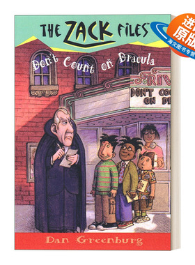 英文原版 The Zack Files 21 Don't Count on Dracula 札克档案系列21 儿童冒险章节桥梁书 Dan Greenburg英文版 进口英语原版书籍