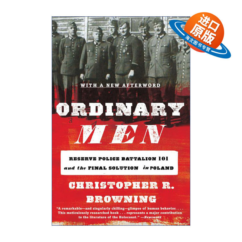 英文原版 Ordinary Men 平民如何变成屠夫  101后备警察营的屠杀案真相 英文版 进口英语原版书籍