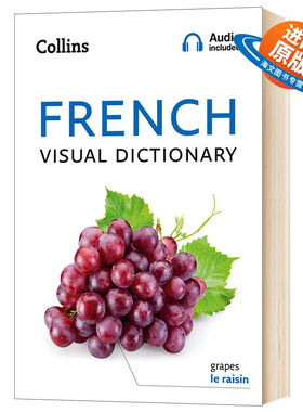 柯林斯法语图解词典 英文原版 Collins French Visual Dictionary 英语法语双语词典 全彩插图 英文版进口学习工具书
