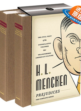 门肯故事集 英文原版 精装 H. L. Mencken Prejudices 偏见集 美国文库系列 精装收藏 英文版 进口原版英语文学书籍