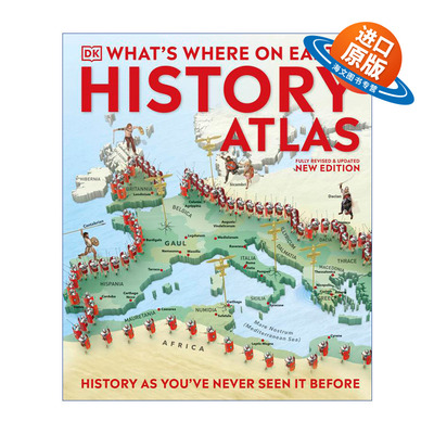 英文原版 What's Where on Earth History Atlas 地球上哪里有什么 历史地图 科普百科 精装 英文版 进口英语原版书籍