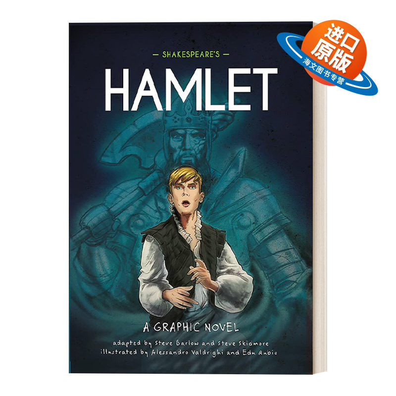 英文原版 Classics in Graphics Shakespeare's Hamlet 莎士比亚漫画版 哈姆雷特 精装 英文版 进口英语原版书籍