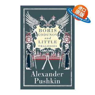 莫扎特和沙莱里 进口英语书籍 and 普希金悲剧选 鲍里斯·戈都诺夫 Tragedies Godunov Little 英文版 英文原版 吝啬骑士 Boris