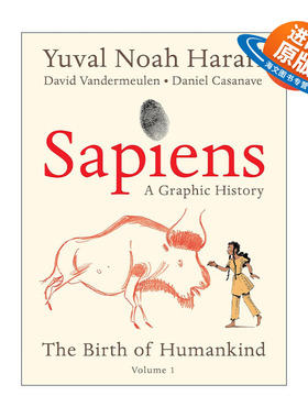 英文原版 Sapiens A Graphic History 人类简史漫画版1 英文版 进口英语原版书籍