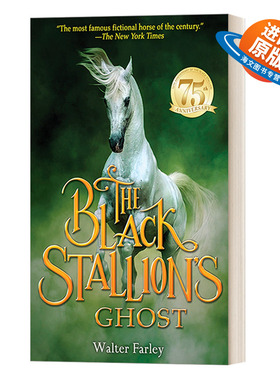 英文原版 The Black Stallion's Ghost 黑神驹系列 黑神驹的鬼魂 Walter Farley 青少年骑马动作冒险小说 英文版 进口英语书籍