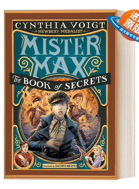 英文原版 Mister Max 02 The Book of Secrets 麦克斯先生系列2 秘密之书 儿童推理侦探章节桥梁书 名家插画Iacopo Bruno 英文版