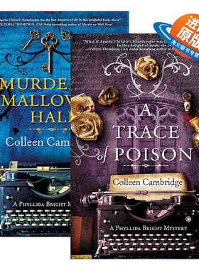 英文原版 A Phyllida Bright Mystery 菲利达布莱特之谜系列1-2册 侦探推理小说 Colleen Cambridge 英文版 进口英语原版书籍