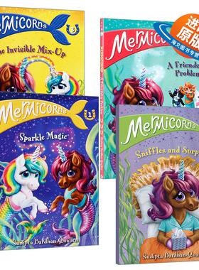 英文原版 Mermicorns 美人鱼独角兽系列4册 儿童冒险魔法主题章节桥梁书 Sudipta Bard 英文版 进口英语原版书籍