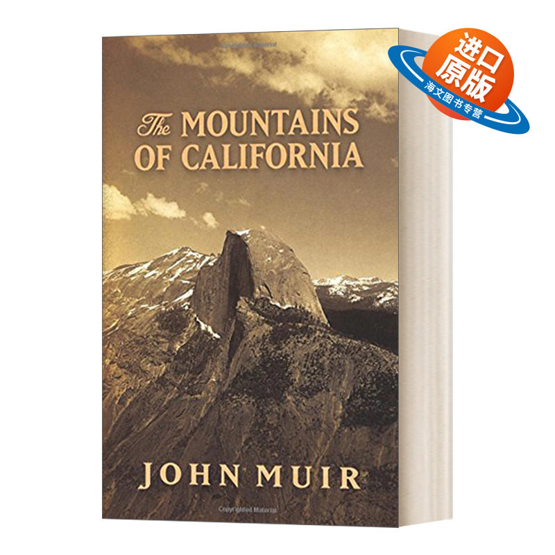 英文原版 The Mountains of California 加州的群山 旅游笔记 自然文学作家约翰·缪尔 英文版 进口英语原版书籍