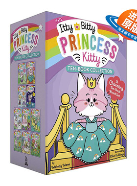英文原版 The Itty Bitty Princess Kitty Ten-Book Collection 小猫公主系列1-10盒装 贝蒂和凯蒂 英文版 进口英语原版书籍