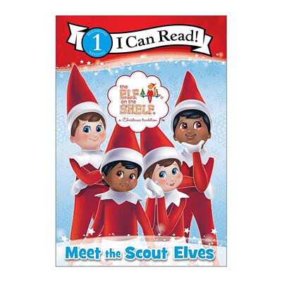 英文原版 The Elf on the Shelf Meet the Scout Elves 圣诞精灵 I Can Read Level 1 分级阅读 英文版 进口英语原版书籍