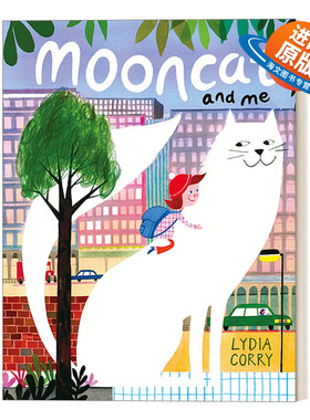 英文原版 Mooncat and Me 月亮猫和我 英国插画师Lydia Corry 英文版 进口英语原版书籍