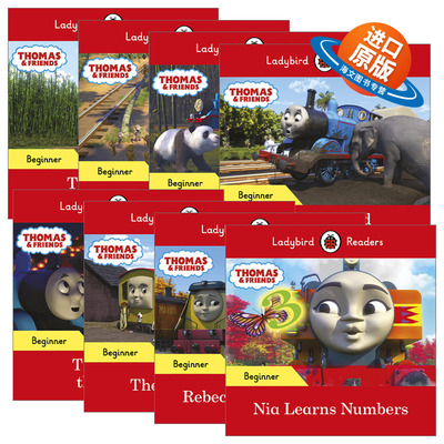 英文原版 Ladybird Readers Beginner Level Thomas the Tank Engine 托马斯小火车8册 小瓢虫分级阅读 初级 英文版 进口英语书籍