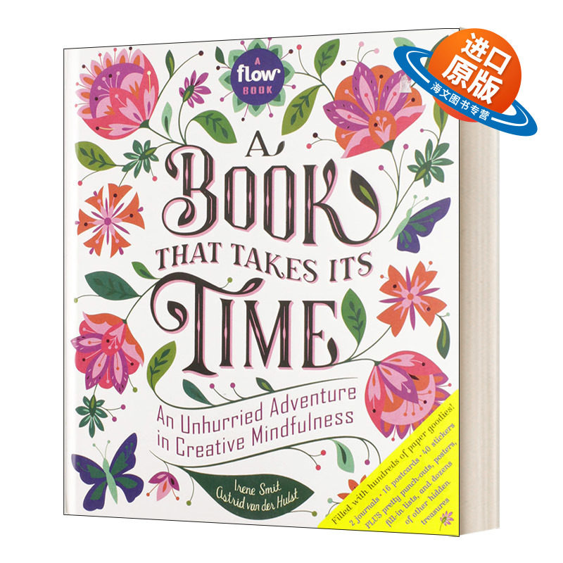英文原版 精装 Book That Takes Its Time Flow杂志 慢生活 创意正念手帐纸作 精装 英文版 进口英语原版书籍