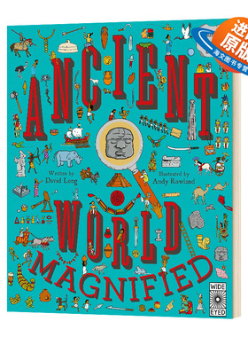 英文原版 精装绘本 Ancient World Magnified 古代世界放大镜 英文版 进口英语原版书籍儿童外文书