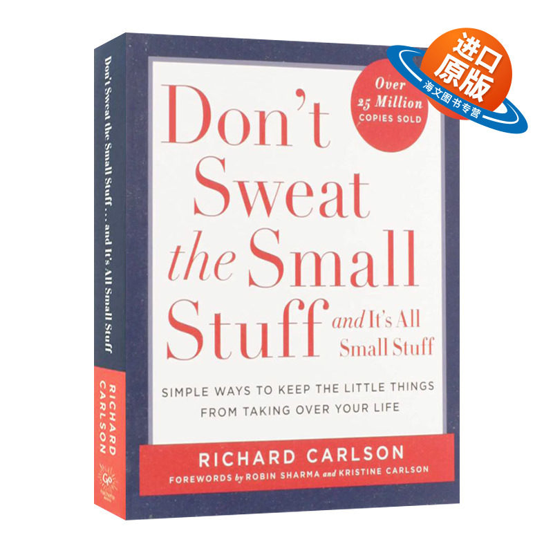 英文原版 Don't Sweat the Small Stuff . . . and It's All Small Stuff 别再为小事抓狂 小事永远只是小事 英文版 进口英语原版