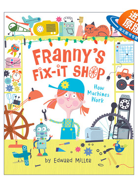 英文原版 Franny's Fix-It Shop 弗兰妮的维修店 儿童精装环保绘本 故事图画书 爱护地球 Ed Miller 英文版 进口英语原版书籍
