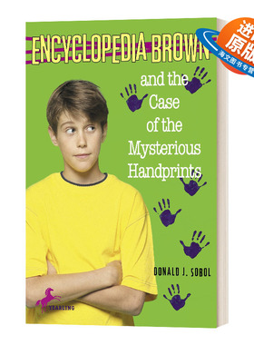 英文原版 Encyclopedia Brown and the Case of the Mysterious Handprints 百科全书小布朗 神秘的手印 英文版 进口英语书籍