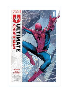 英文原版 Ultimate Spider-Man By Jonathan Hickman Vol. 1 终极蜘蛛侠 卷一 1-6合集 漫威漫画 复仇者联盟作者乔纳森·希克曼