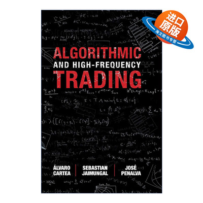 英文原版 Algorithmic and High-Frequency Trading 算法和高频交易 Alvaro Cartea 精装 英文版 进口英语原版书籍
